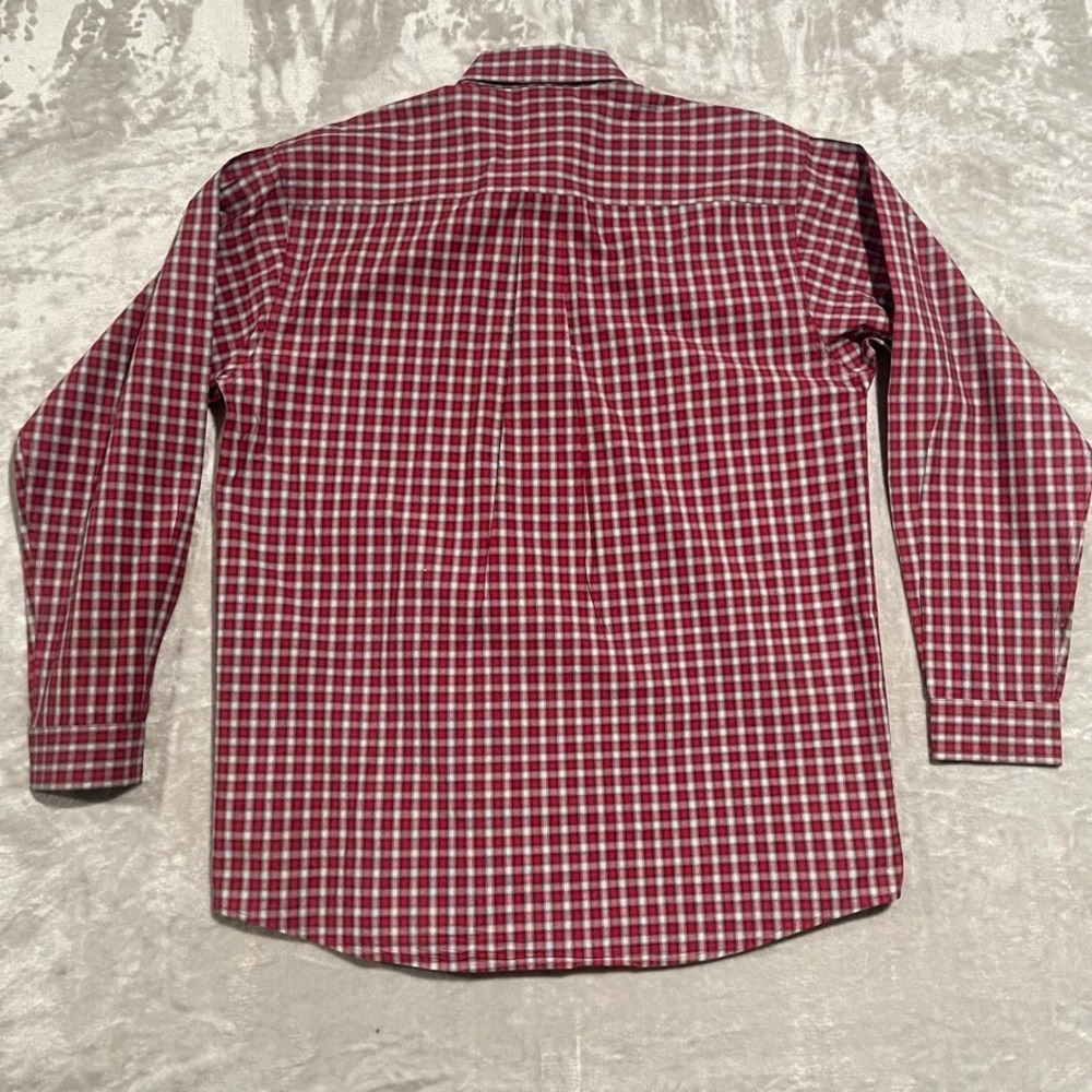 Cinch Shirt Mens Large Red Plaid Western Rodeo Cowboy Long Sleeve Rancher - Picture 5 of 9
